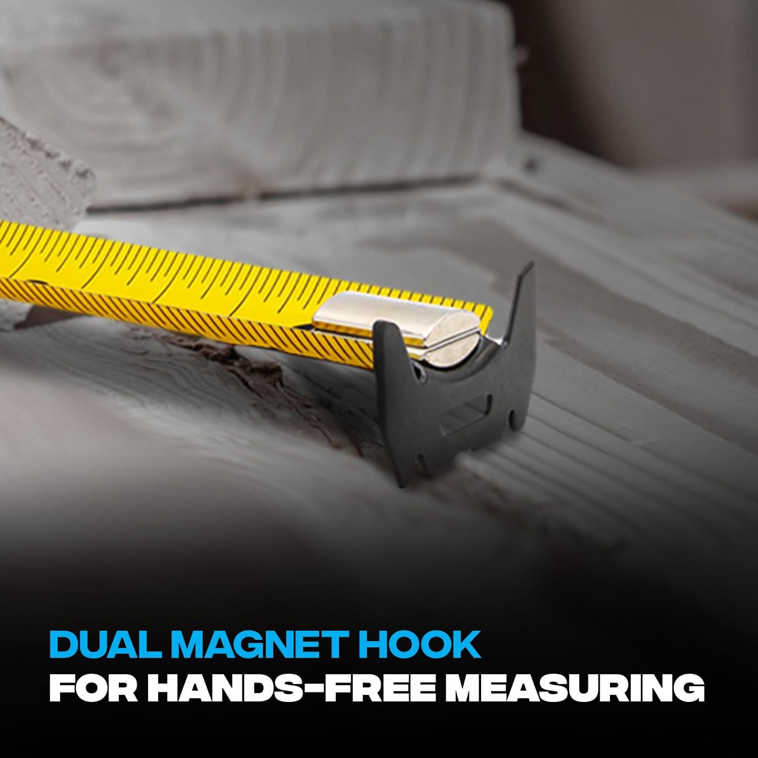 Ox Tools 10-Ounce Heavy Duty Caulk Gun with 24:1 Thrust Ratio & Tuff Blade 30ft Shock Proof Tape Measure with Dual Magnet Hook, 1-1/4" Nylon Coated Blade — Construction Tool Bundle