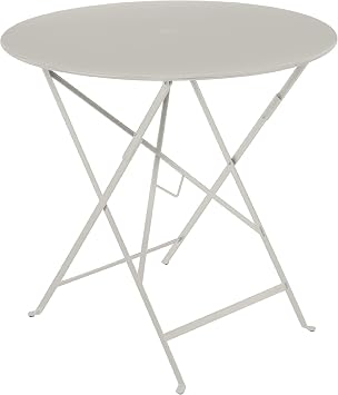 Fermob Bistro 30" Round Table - Clay Grey