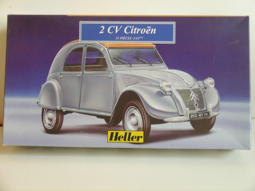 Heller Models-1/43 Scale French 2 CV Citroen Auto Plastic Model Kit