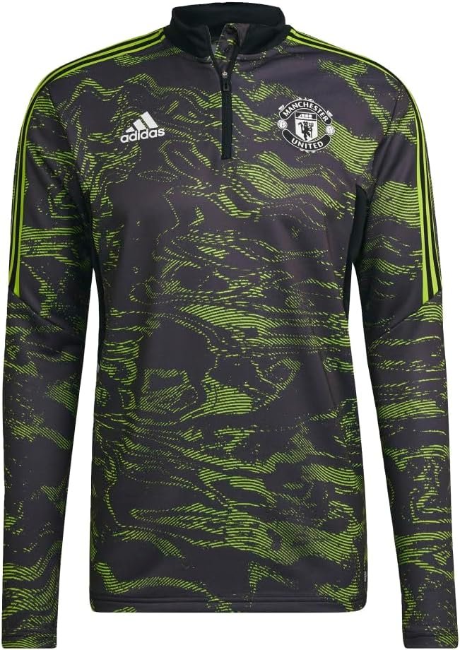 adidas Manchester United Condivo 22 Training Top Men's, Green, Size M