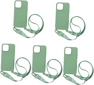 UKCOCO 5 Pçs Capa De Telefone De Silicone Bolsa Tiracolo Leve Capa De Telefone Com Charme Iphonee X Bolsa De Telefone Anti-Riscos Acessório De Decoração De Telefone Bolsa De Telefone