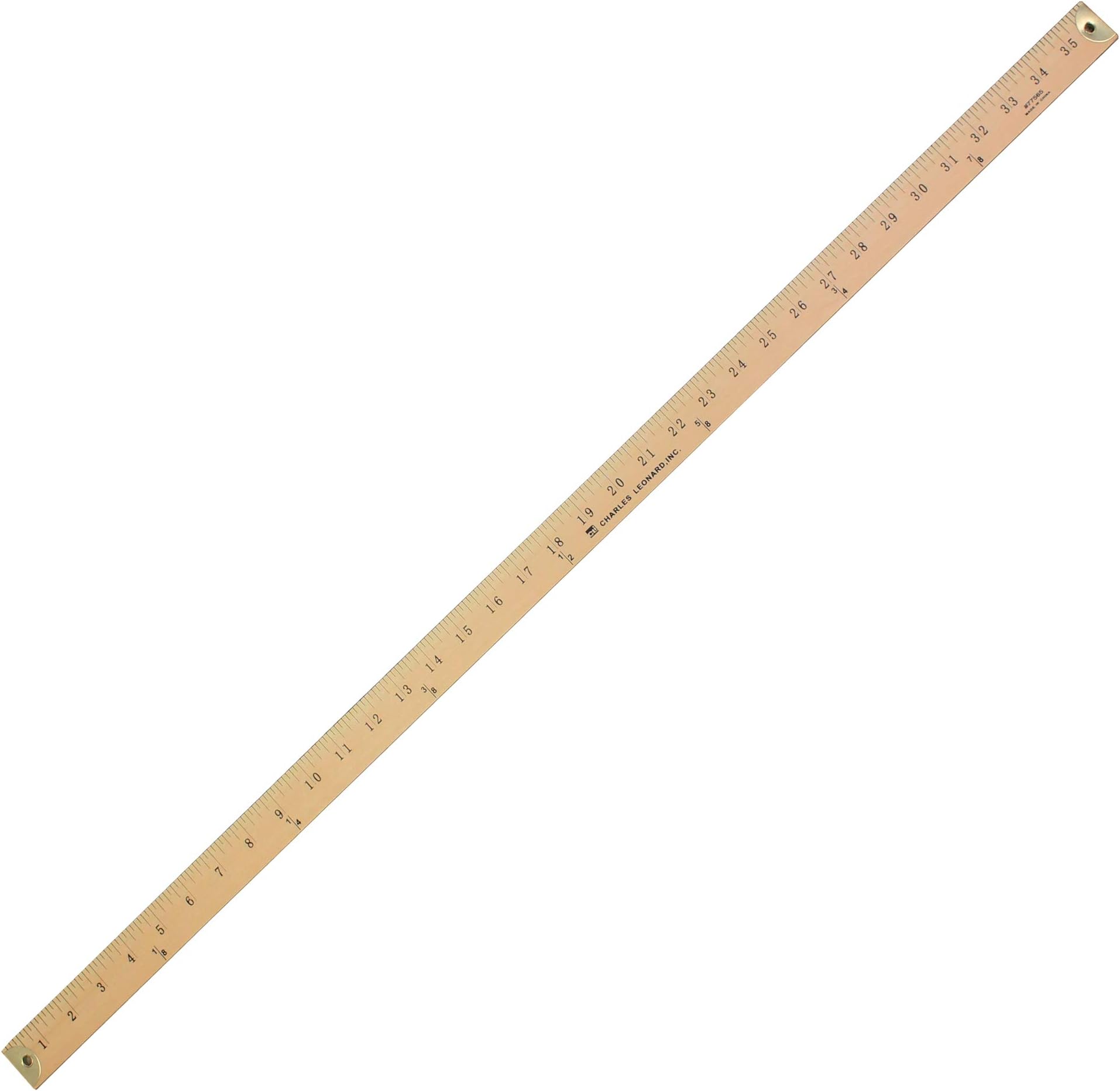 Measuring Sticks With Metal Tips 3 Pack S 36 Inches - Natural Wood ...