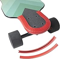 Vista 7 de IWONDER Protector de cubierta de patineta, protección de borde largo, tira de parachoques de cubierta, cubierta de goma duradera que absorbe