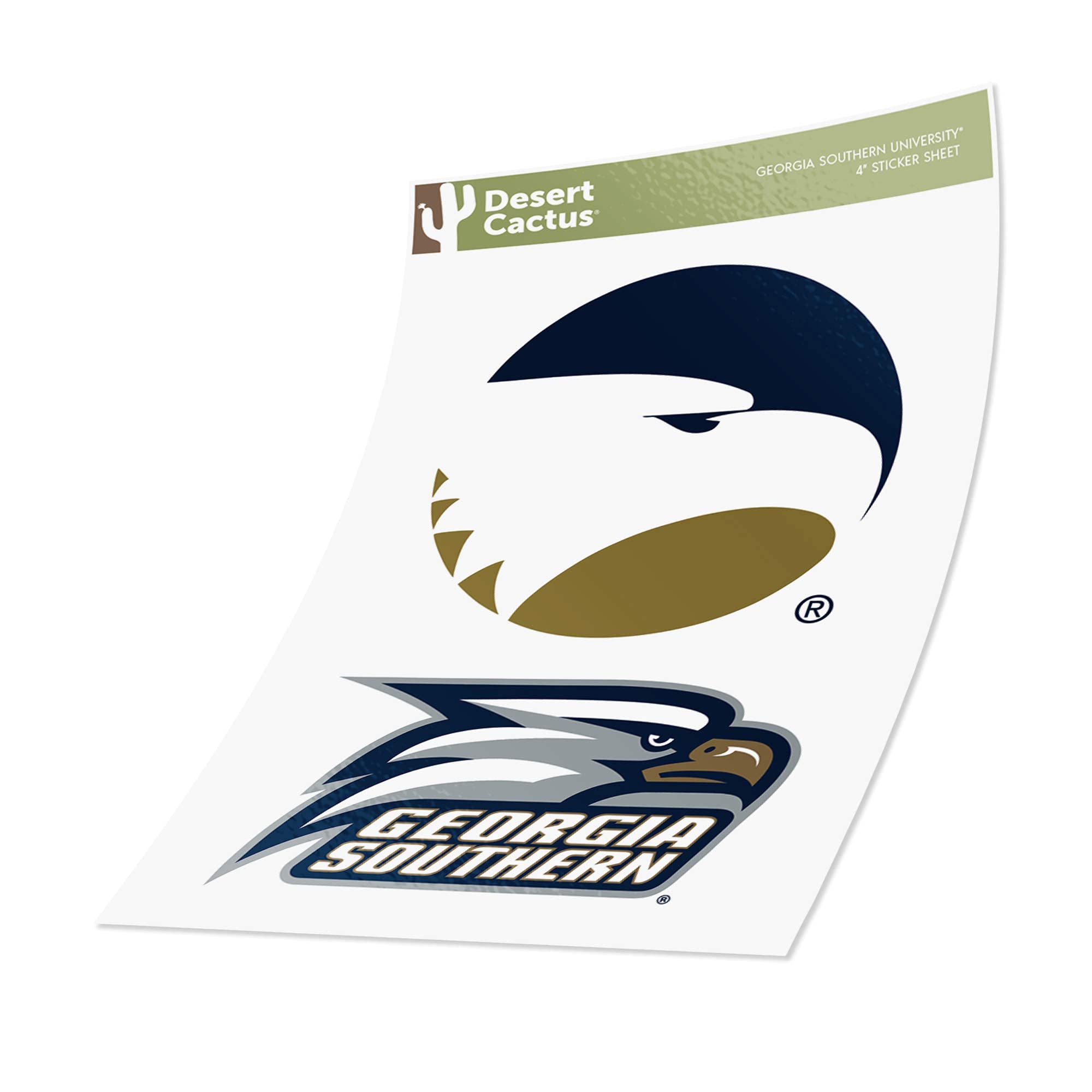 Georgia Southern University Sticker Pack - NCAA Licensed Vinyl Decals For Laptop, Car, Water Bottle & More