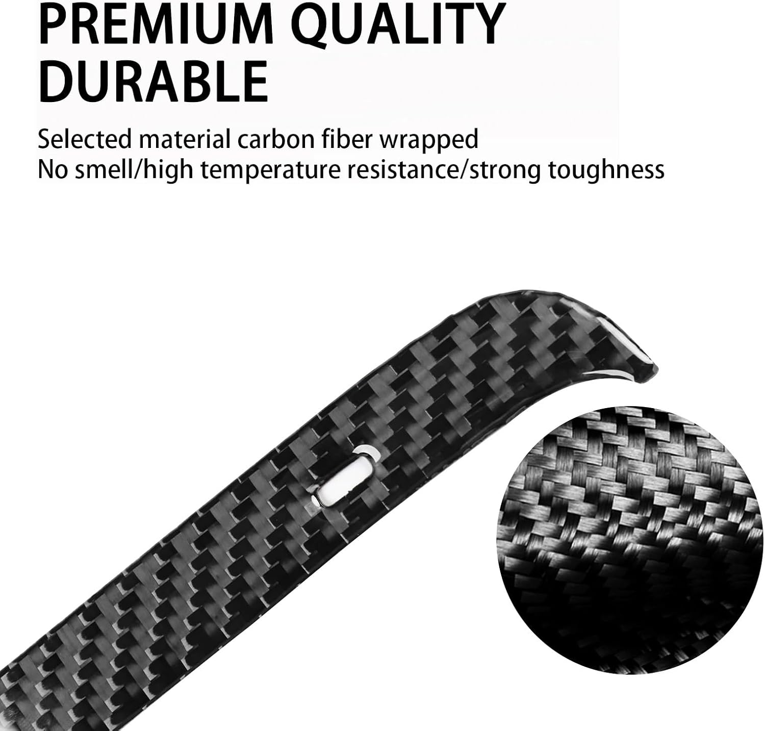 for teslas Model Y 2020+ 3 2017-2022 Carbon Fiber Rear Air Conditioning Outlet Trim Cover Car Accessories Interiors Sticker