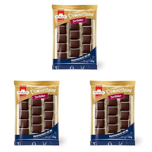 Dominosteine mit Zartbitterschokoladen (Packung mit 3)