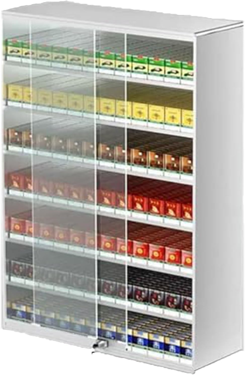 Cigarette Display Cabinet Floor Standing Pharmacy Wood Showcase Designs