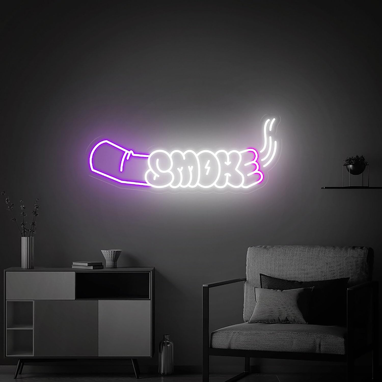 Neonowy znak LED do dekoracji ścian USB regulowana jasność, salon, bar, pub, klub, spotkania, sztuka, dekoracja ścienna