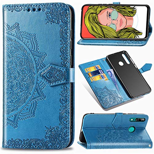 YKTO Funda Carcasa Libro de Estuche Huawei P Smart Z Billetera PU Cuero Cover Soporte Plegable Flip...
