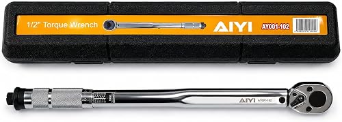Click Adjustable Torque Wrench - 1/2 Inch Drive 28-210NM