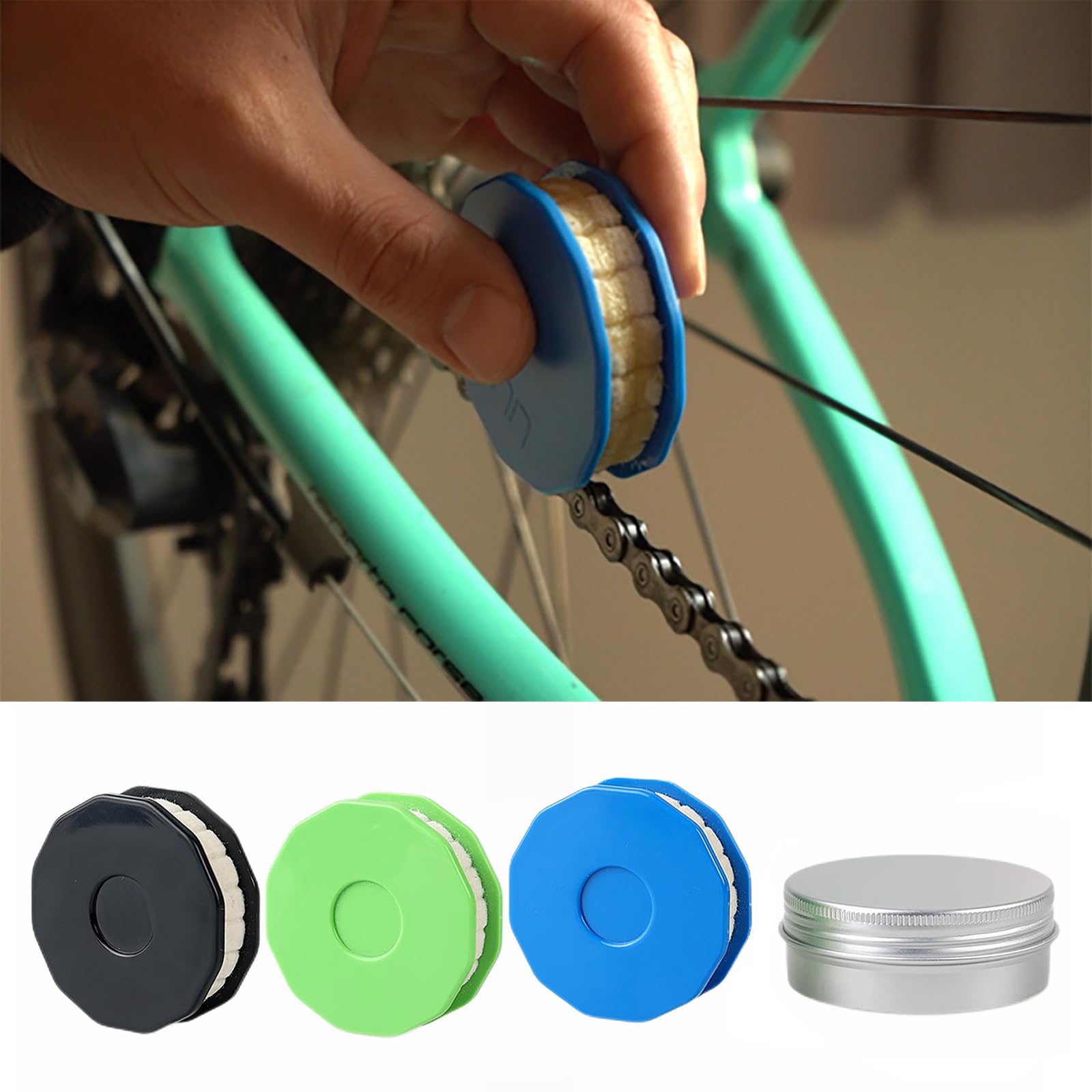 Roller Bicycles Oiler Chain Tool Bicycles Chain Lubricator Bicycles Chain Gear Oiler Roller Bicycles Maintenance Tool