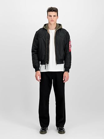 ALPHA INDUSTRIES Men's Ma-1 Vf Nasa Bomber Jacket for Men Bomber Jacket (pack of 1)