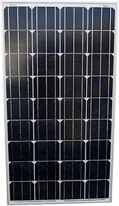 HQRP 120W Solar Panel w/Solid Aluminium Frame 120 Watt Power 12V Mono-crystalline Photovoltaic PV Module plus HQRP UV Meter