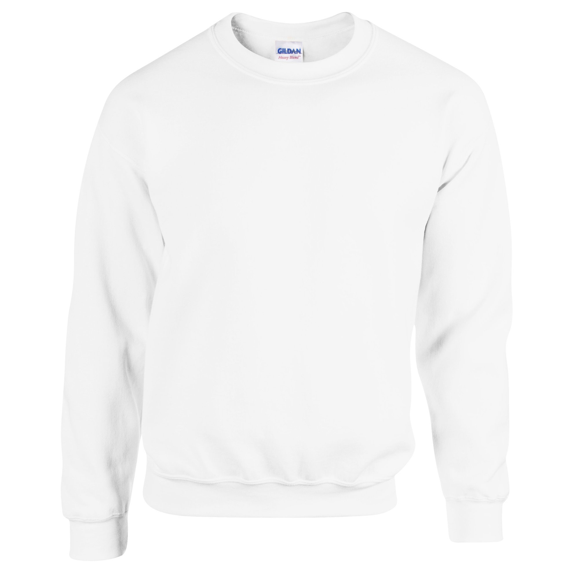 Gildan Men's White 50/50 Adult Crewneck Sweatshirt, 4XL Uk