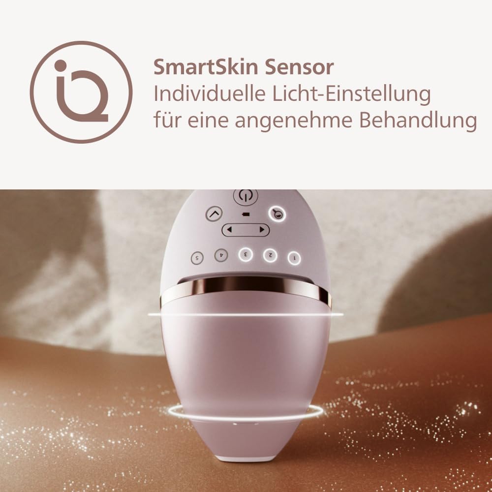 Philips Lumea IPL 9900 Series Haarentfernungsgerät BRI953/02 inkl. Lady Shaver BRL149/00 – Alternative zur Laserhaarentfernung – 3 Aufsätze für Körper, Gesicht & Präzisionsbereiche – kabellos