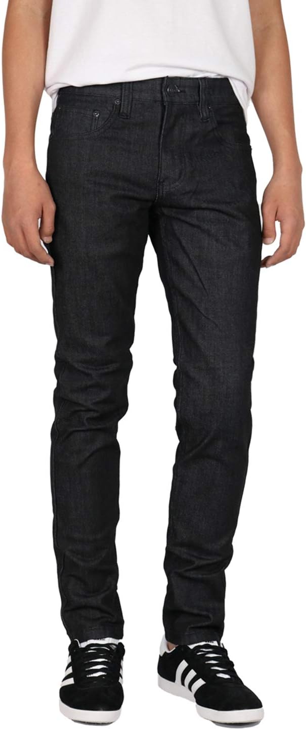 Mersenne Men's Skinny Fit Stretch Raw Denim Jeans