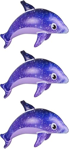 Miniatura 2 de Galaxy Dolphin Inflates  Paquete de 3  36 pulgadas - Juguetes inflables para piscina y decoraciones