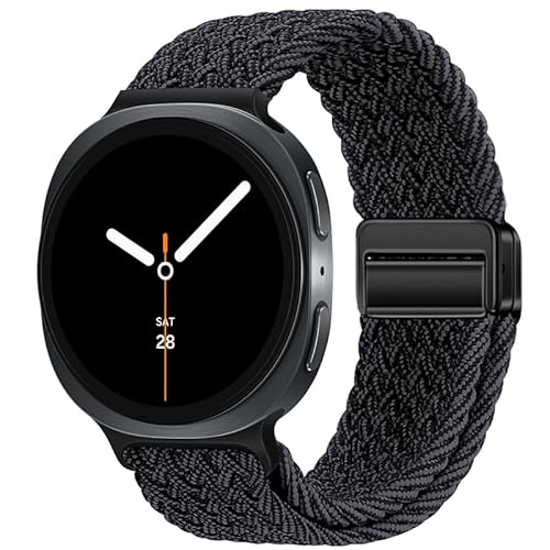 �i�C�����E�H�b�`�o���h Samsung Galaxy Watch 8 Classic 46mm�Ή� �炩�������p�o���hsamsung galaxy �E�H�b�` 8 40mm 44mm�ɑΉ� ���߉\�ȃ} �O�l�b�g�}�O�l�b�g�L�k�� �e�� �X�|�[�c�E�H�b�`�x���g