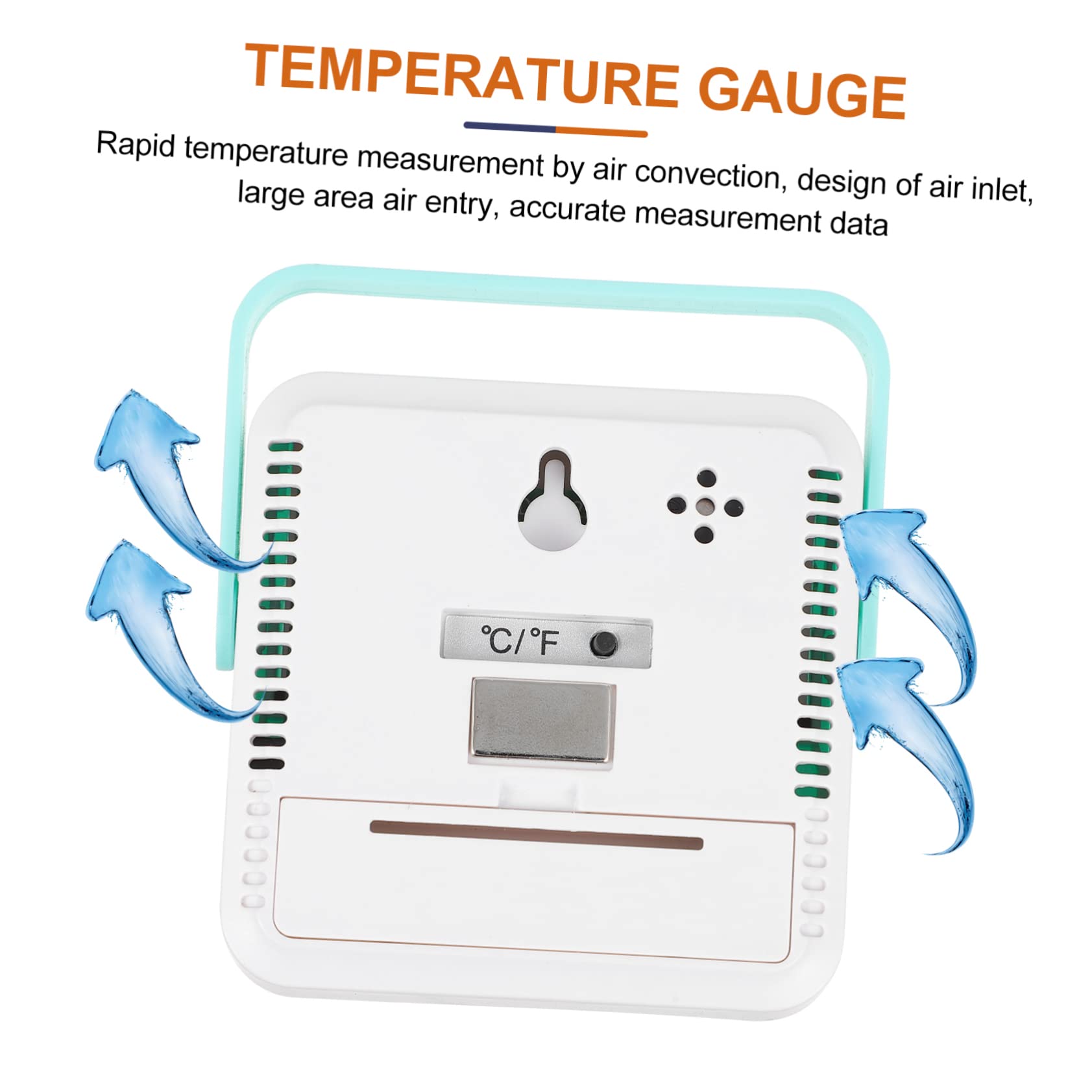 HANABASS 3stücke Thermometer Digitales Display Temperaturmessgerät Mit Alarmfunktion Magnetisch Für Kühlschrank Und Gefrierschrank Messbereich Bis Einfache Ablesbarkeit Kompakt Und