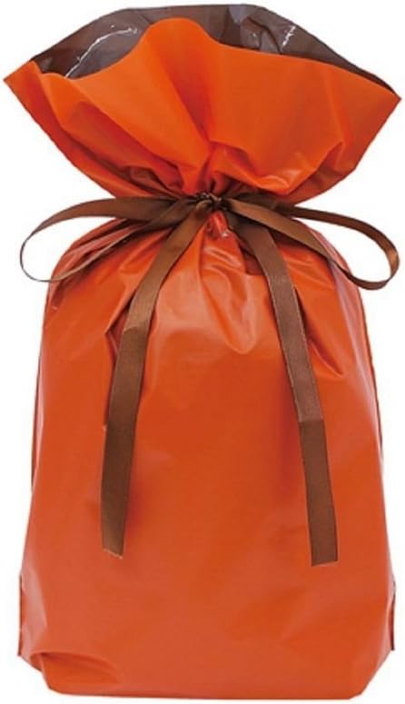 Amazon カクケイ 巾着袋 梨地 リボン付 S 枚 オレンジ Fk24 文房具 オフィス用品 文房具 オフィス用品