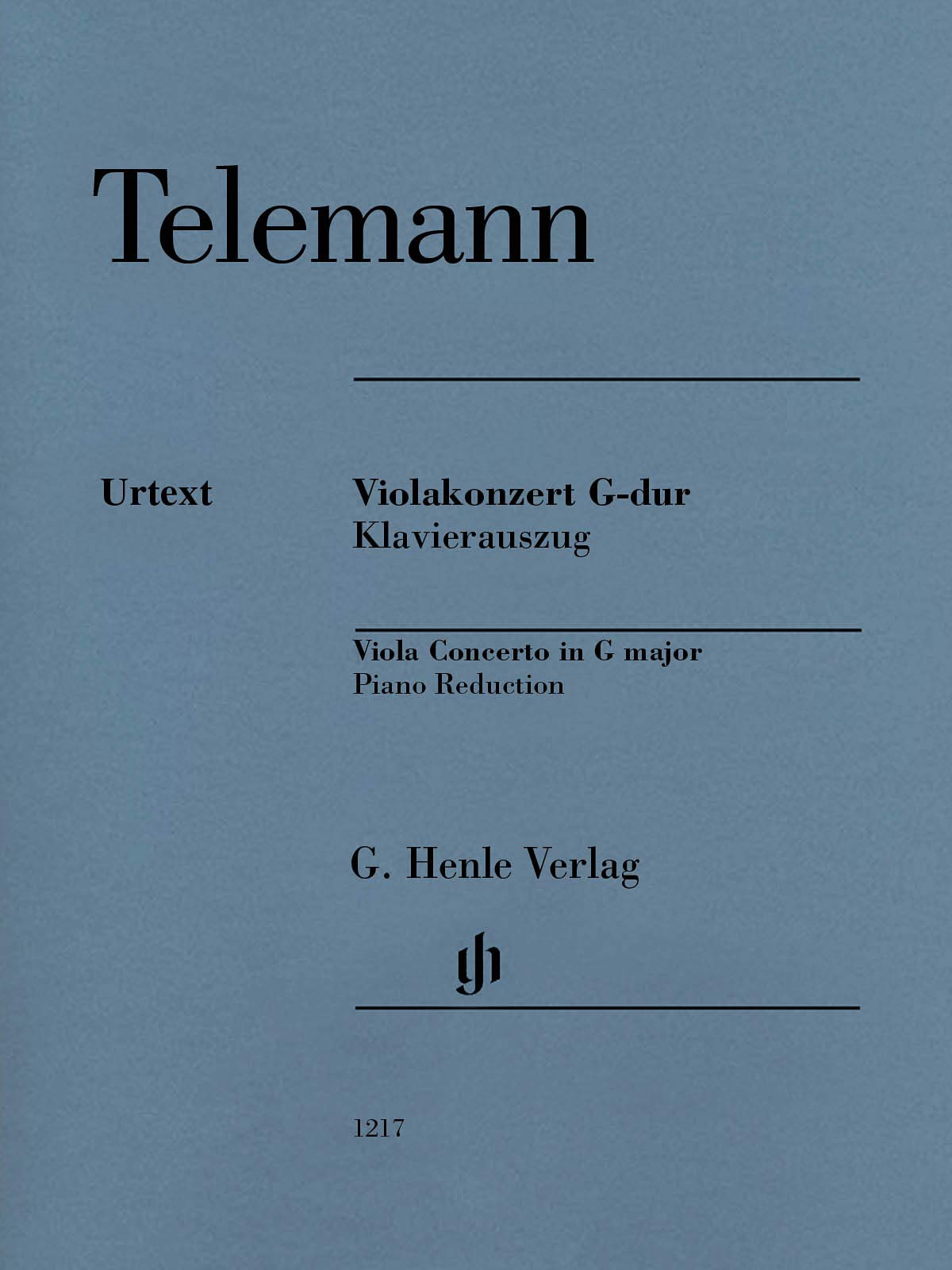 Viola Concerto - G major - viola and orchestra - (HN 1217): Instrumentation: Viola and Piano, Viola Concertos