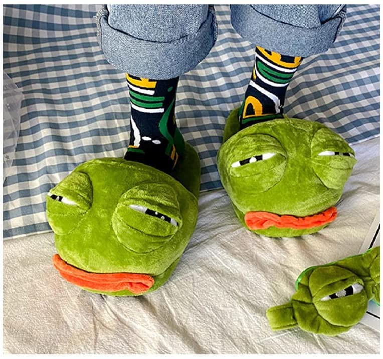 Grappige pantoffels voor dames in de vorm van een eendenpoot, warme