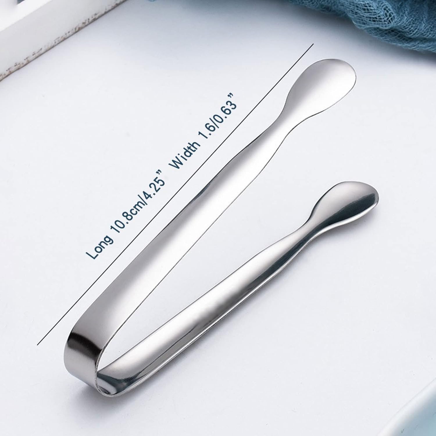 Ice Tongs Stainless Steel Ice Tongs for Party Kitchen Serving and Cooking