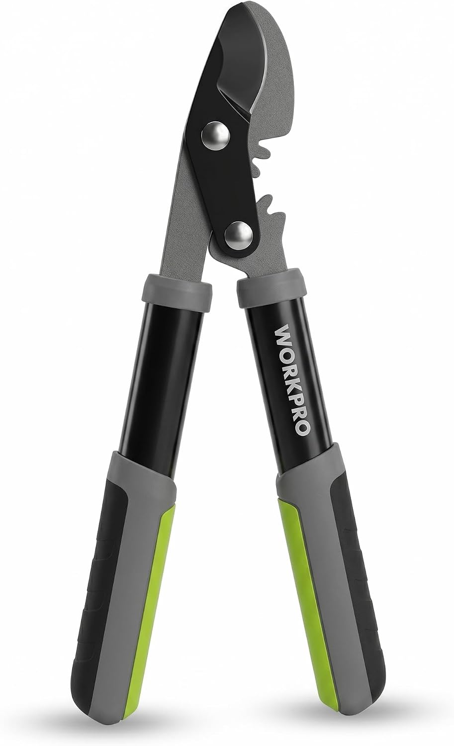 WORKPRO 15-Inch Bypass Loppers with Power Gear System - Heavy Duty SK-5 Steel Blade Branch Cutter for Garden Pruning