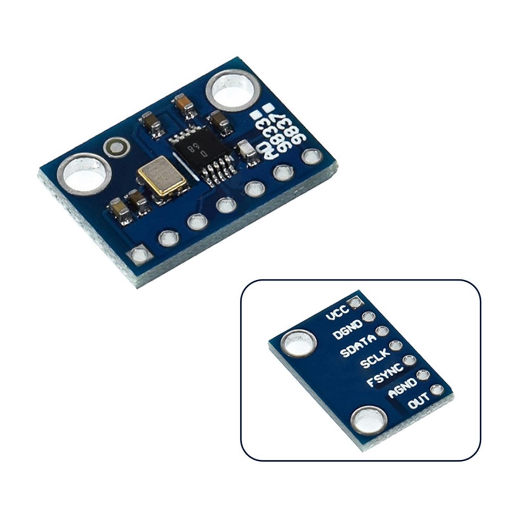 AD9833- Sinus-Rechteckwelle DDS-Signalgenerator Programmierbare Mikroprozessoren Serielles Schnittstellenmodul -9833 Teilesatz