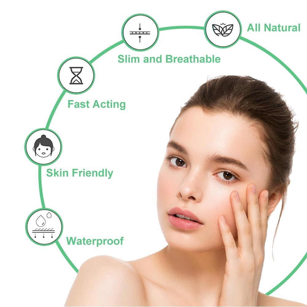 300 Pezzi Patch Brufoli Cerotti Pimple Patch Acne Invisibili Idrocolloide Cerotti Per Brufoli 2-In-1 Giorno e Notte Impermeabili e Traspiranti Pimple Patches