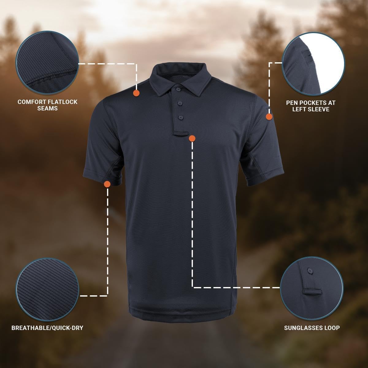 Propper Mens Summerweight Men's Polo - Image 6