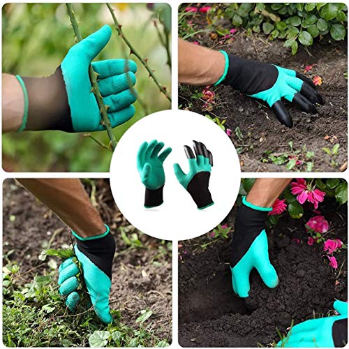 BDL Garden Kneeler and Seat, Upgraded Folding Bench Stool Portable Kneeler, Sturdy Gardening Tools with 2 Free Tool Pouch, Detachable Belt, A Pair of Garden Gloves, EVA Kneeling Pad - Thumbnail 7