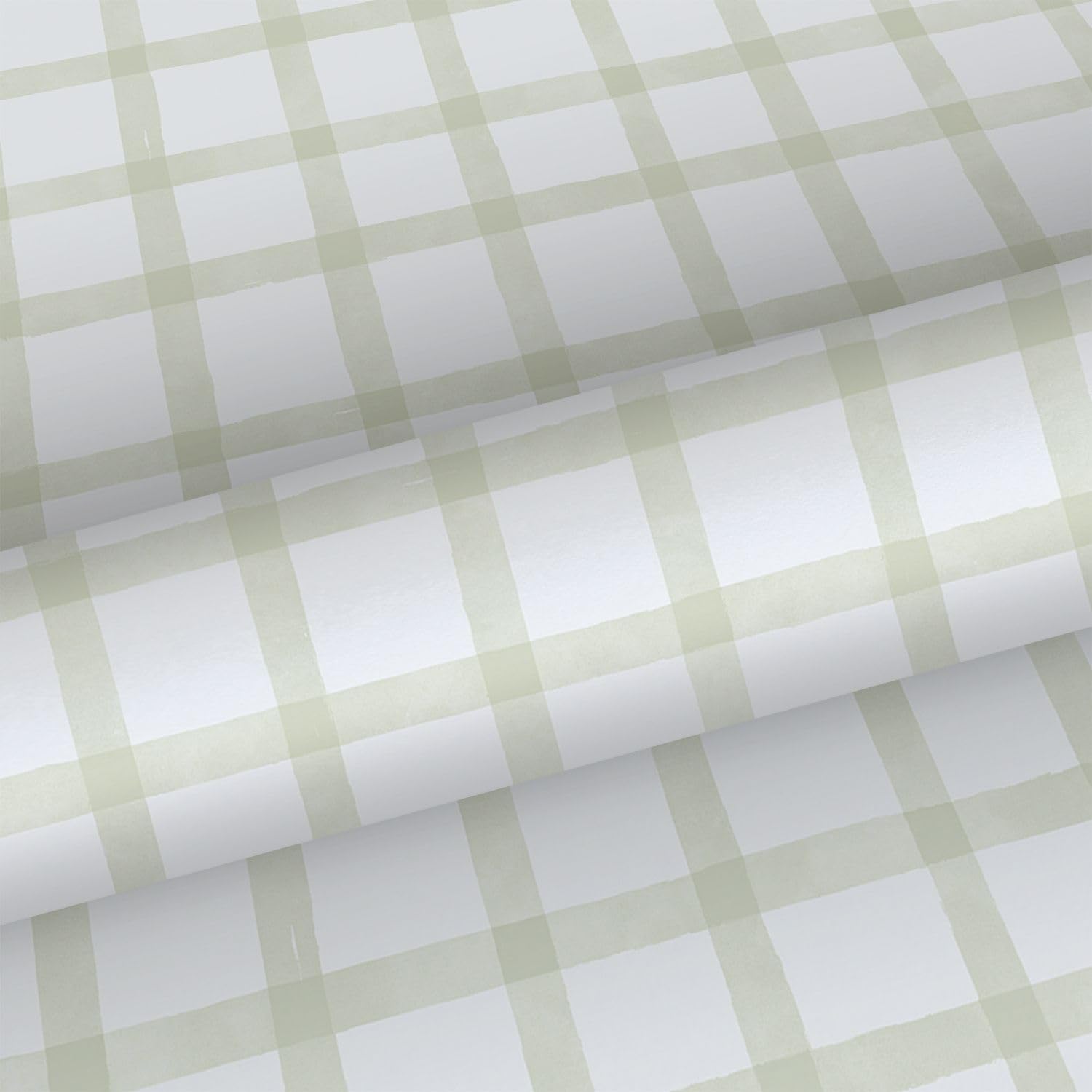 Sanders & Sanders papel pintado rombo verde claro y blanco 53 cm x 10.05 m