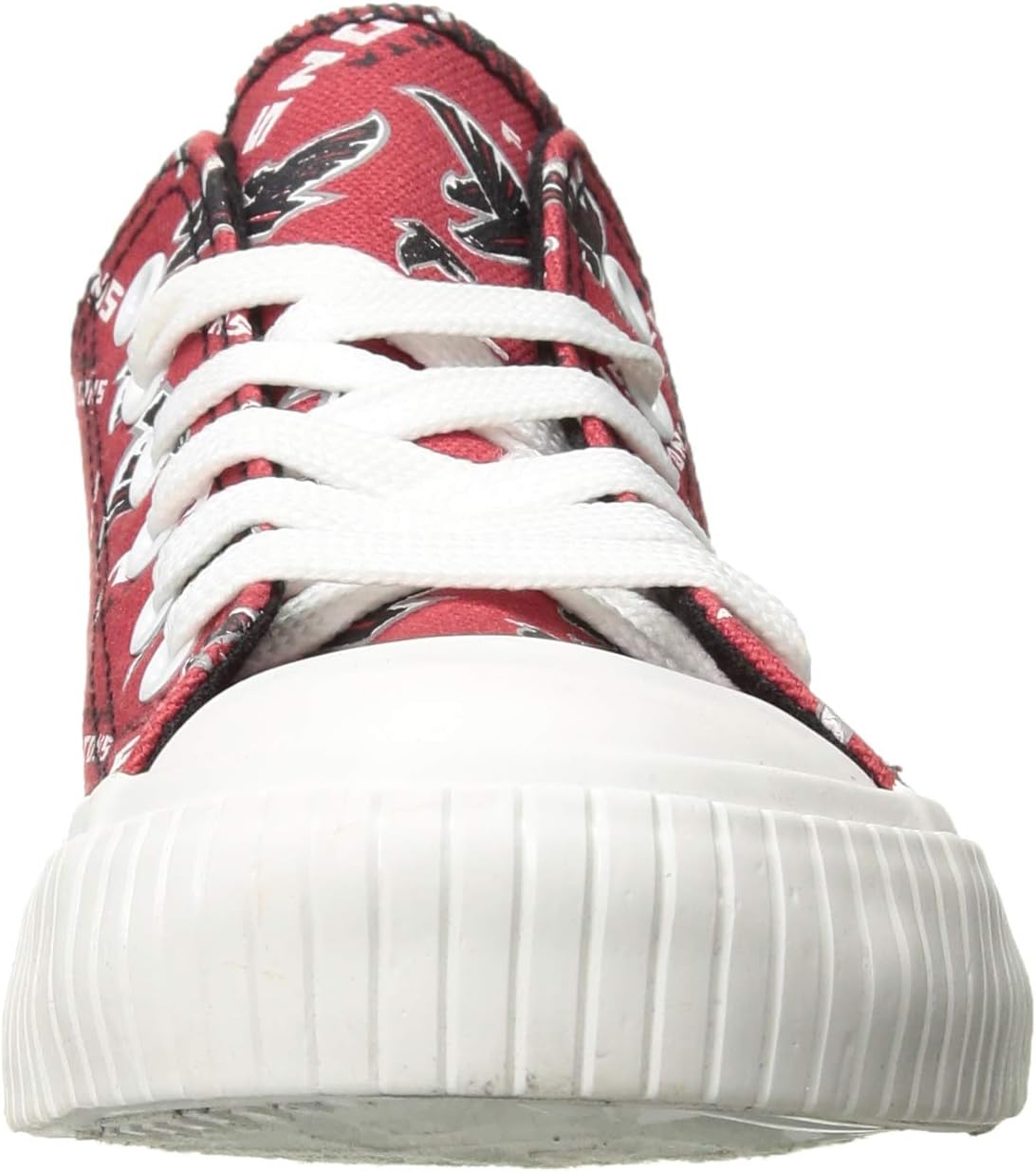 FOCO Atlanta Falcons NFL Womens Low Top Repeat Print Canvas Shoes - 6 - Image 2