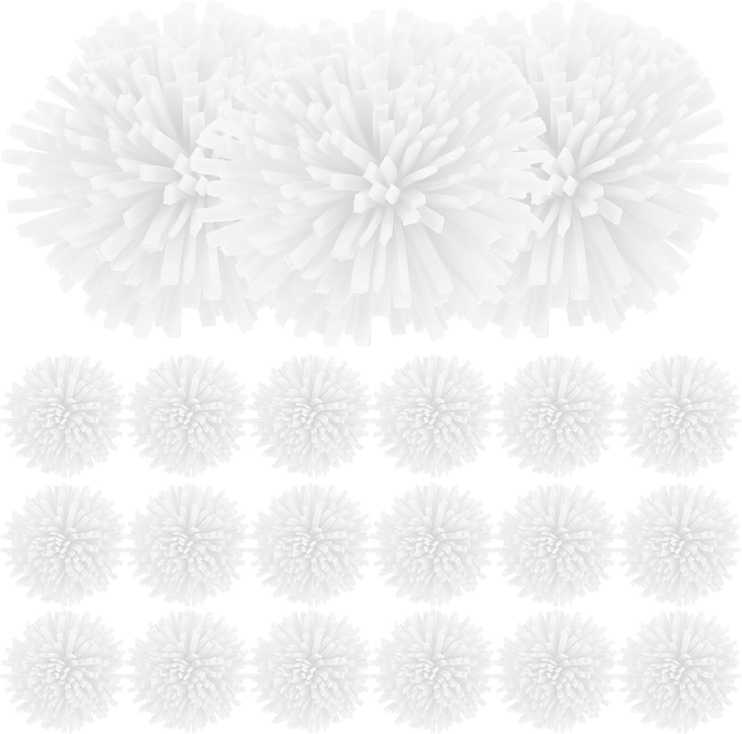 Outanaya 100 Pcs White Pe Flower Aromatherapy Diffuser with Delicate Design, Practical and Convenient Car Flower Perfume Diffuser for Closet and Car Use