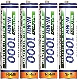 sanyo eneloop aaa 1000mah Typ. Kapazität: 930 mAh 4x AKKUS AAA Panasonic 1000mAh für Siemens Gigaset Schnurlos Telefon