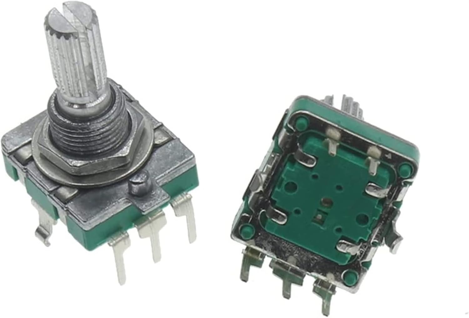 Rotary Encoder 10PCS 360 Degree Rotary Encoder Switch EC16 Encoder Audio Coding 5Pin Handle Long 20MM Push Switch