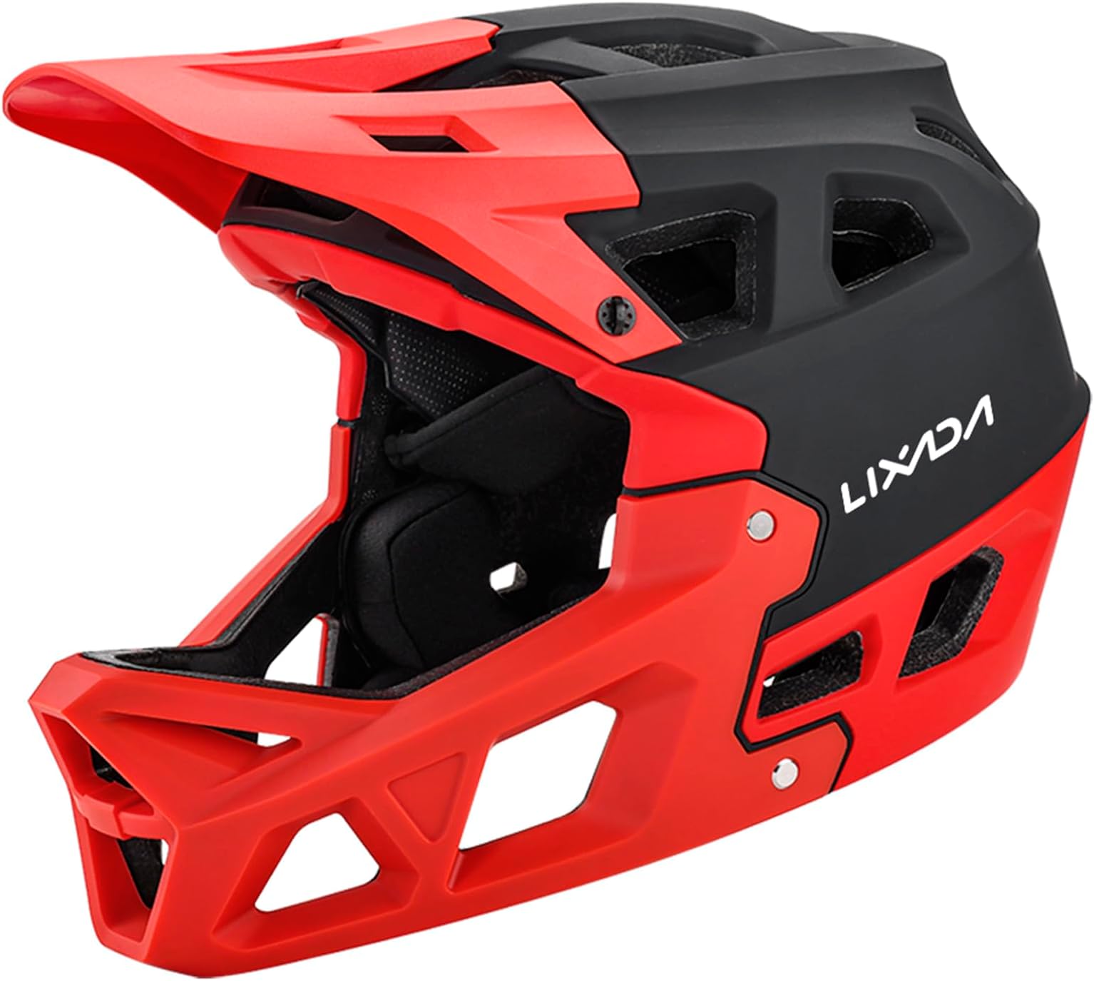 Full Face Mountain Bike Helmet Adult Racing Downhill Helmet for Men/Women Adult Mountain Bike Helmet with Visor Over 31 Vents Bike Helmet