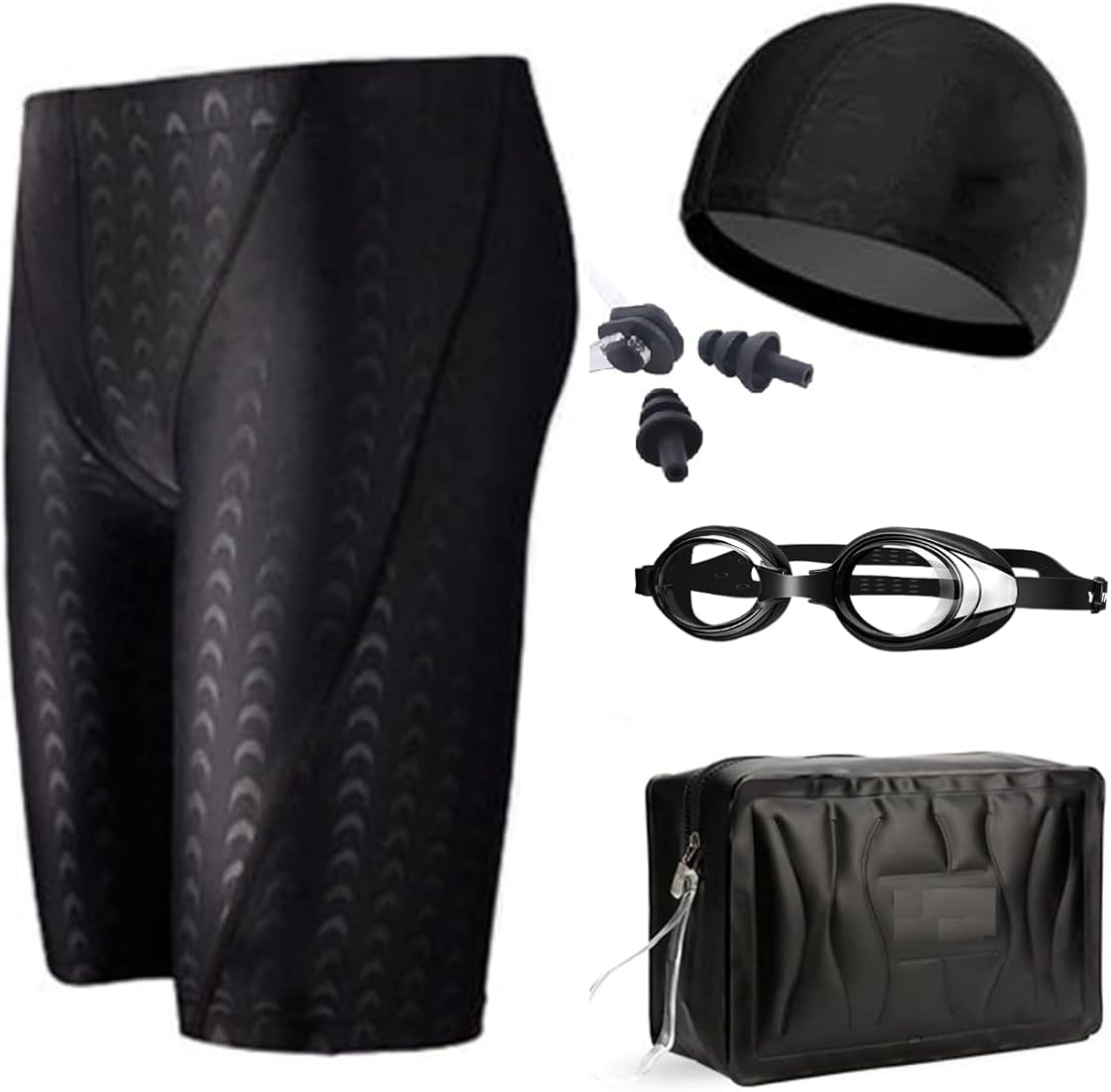 Amazon.co.jp: [L.] 競泳水着 メンズ 【練習に最適な水着セット