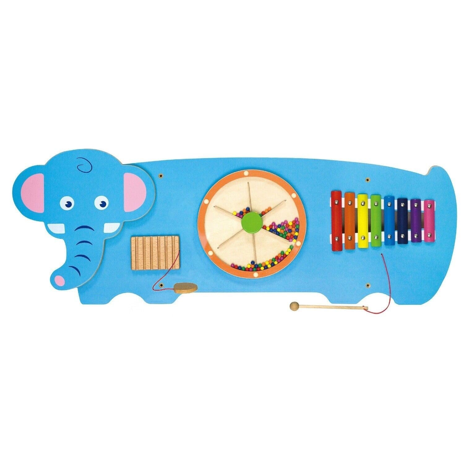 VIGA Eitech GmbH Toys - Wall Toy Elephant, Blue