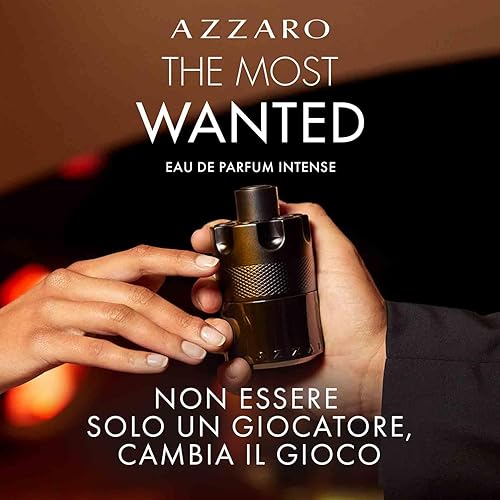AZZARO The Most Wanted - Eau De Parfum Intense Homme - Fougère Ambré Boisé - Cardamome, Caramel Fondant & Bois Ambré - Tenue Longue Durée - Spray Vaporisateur - 6