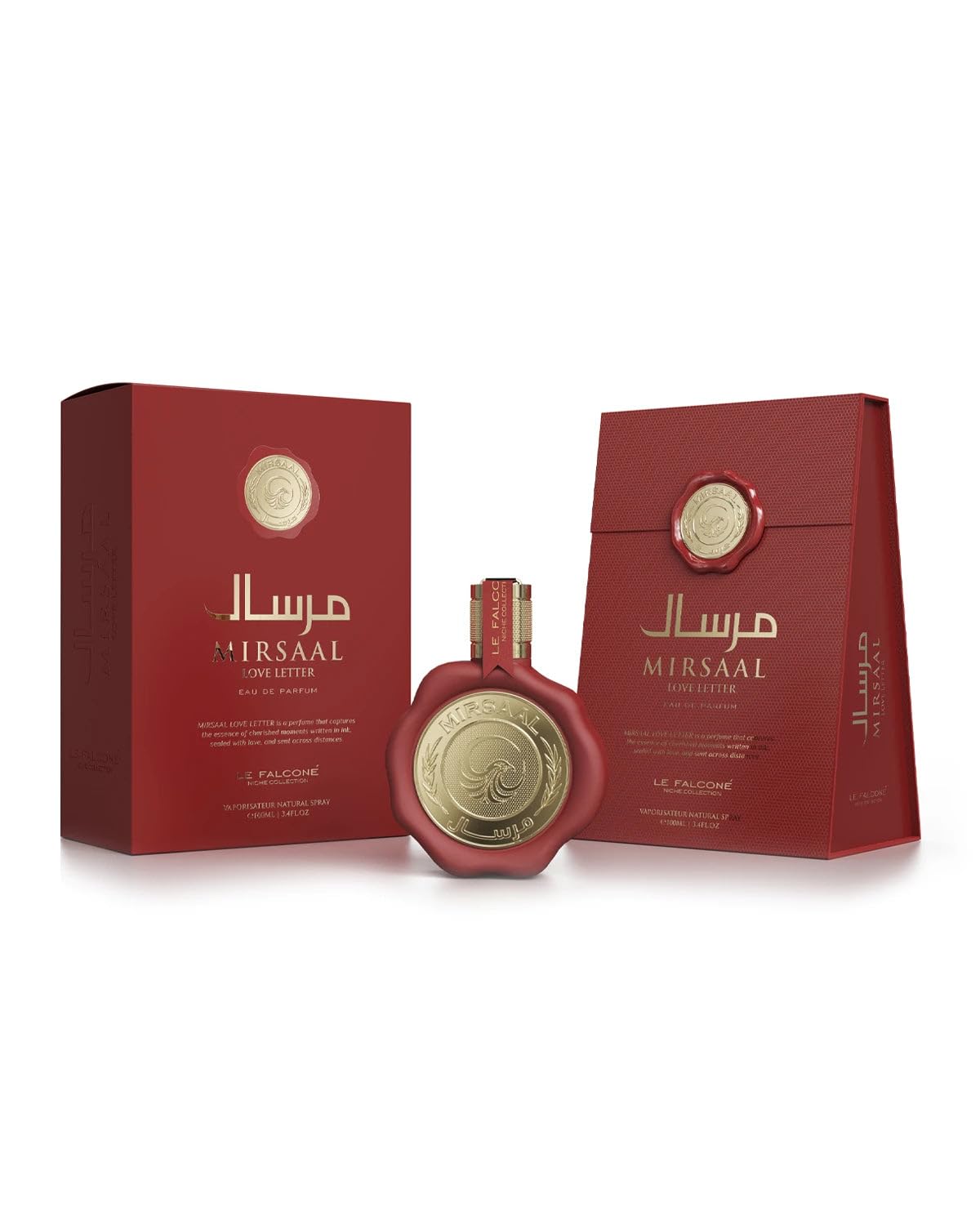 Mirsaal Love Letter Eau de Parfum – Unisex Perfume Cherry, Rose, Vanilla & Woods | Long-Lasting Fragrance Made in Dubai – 100ml - Image 2