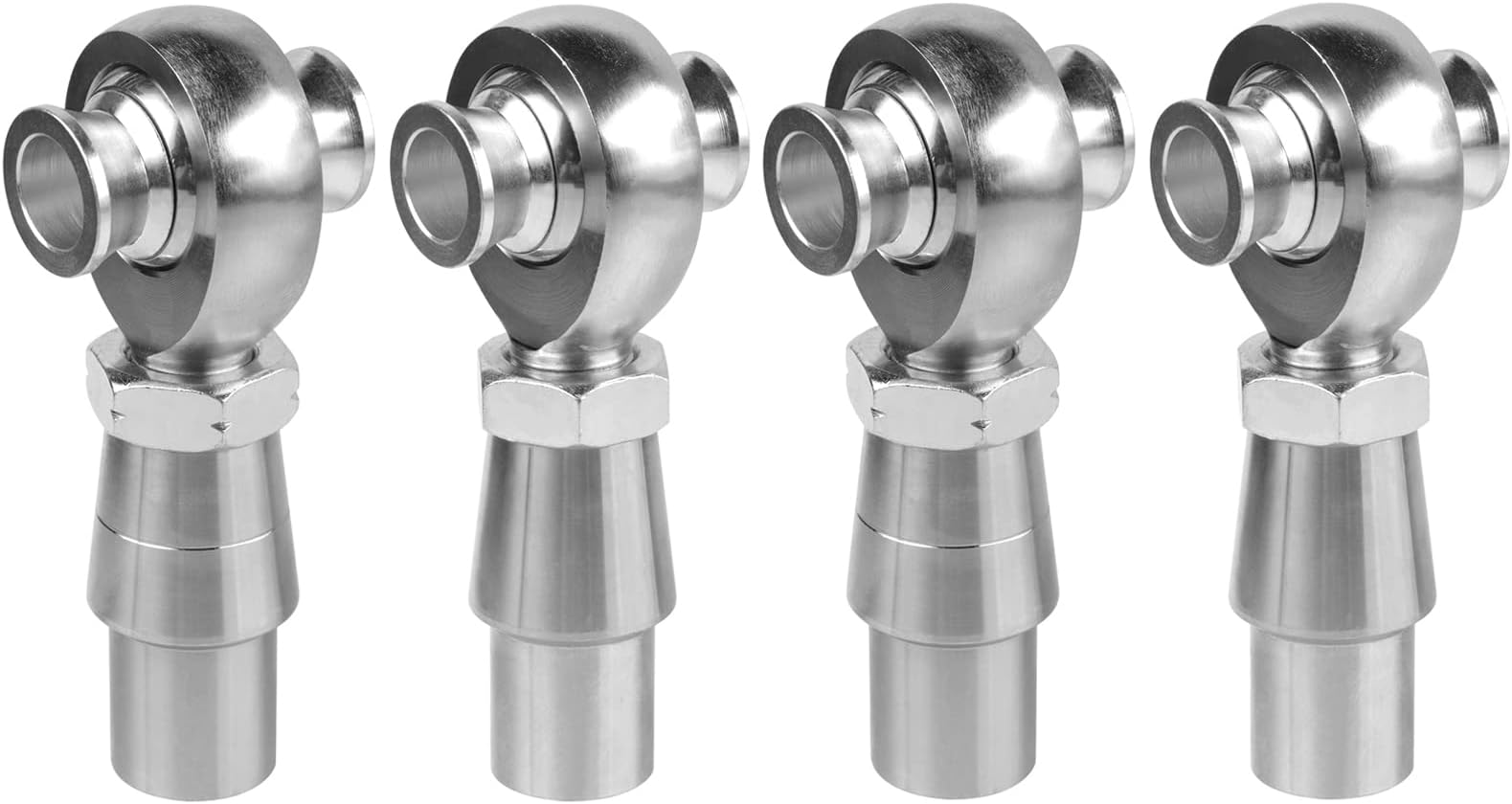 3/4” Heim Joint Rod End Kit,.750" Chromoly Heim Joints Panhard Rod End Kit for Steering,Suspension, Traction Bars, Right&Left Hand Thread with Spacer,Tube Adapters & Jam Nuts - 2Set