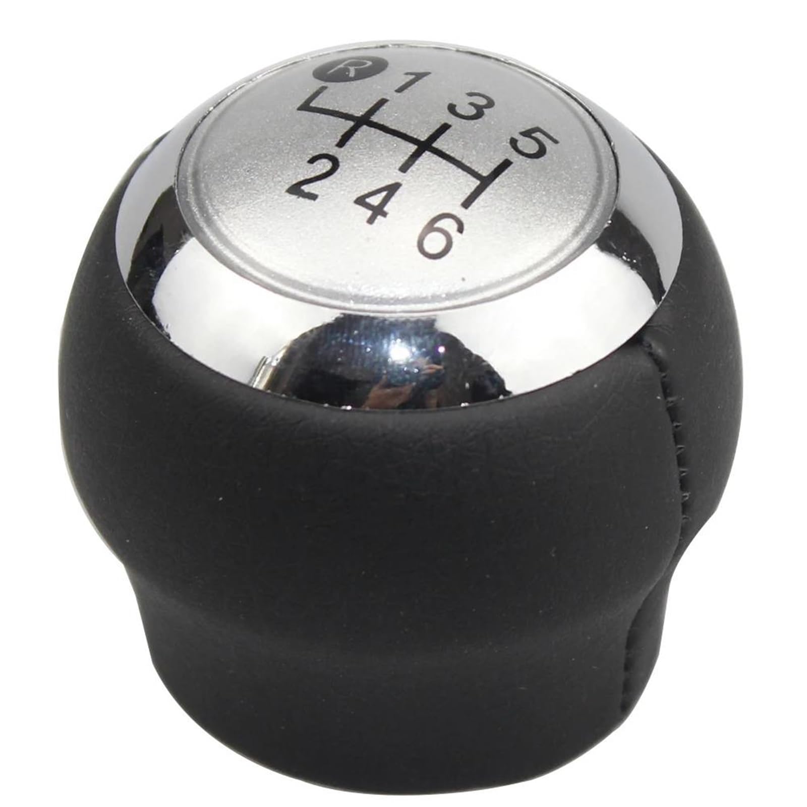 Sunbangoz Silver For Yaris 2009-2013 5/6 Speed Car Gear Shift Knob Lever Shifter Stick Handball(,6 Speed)
