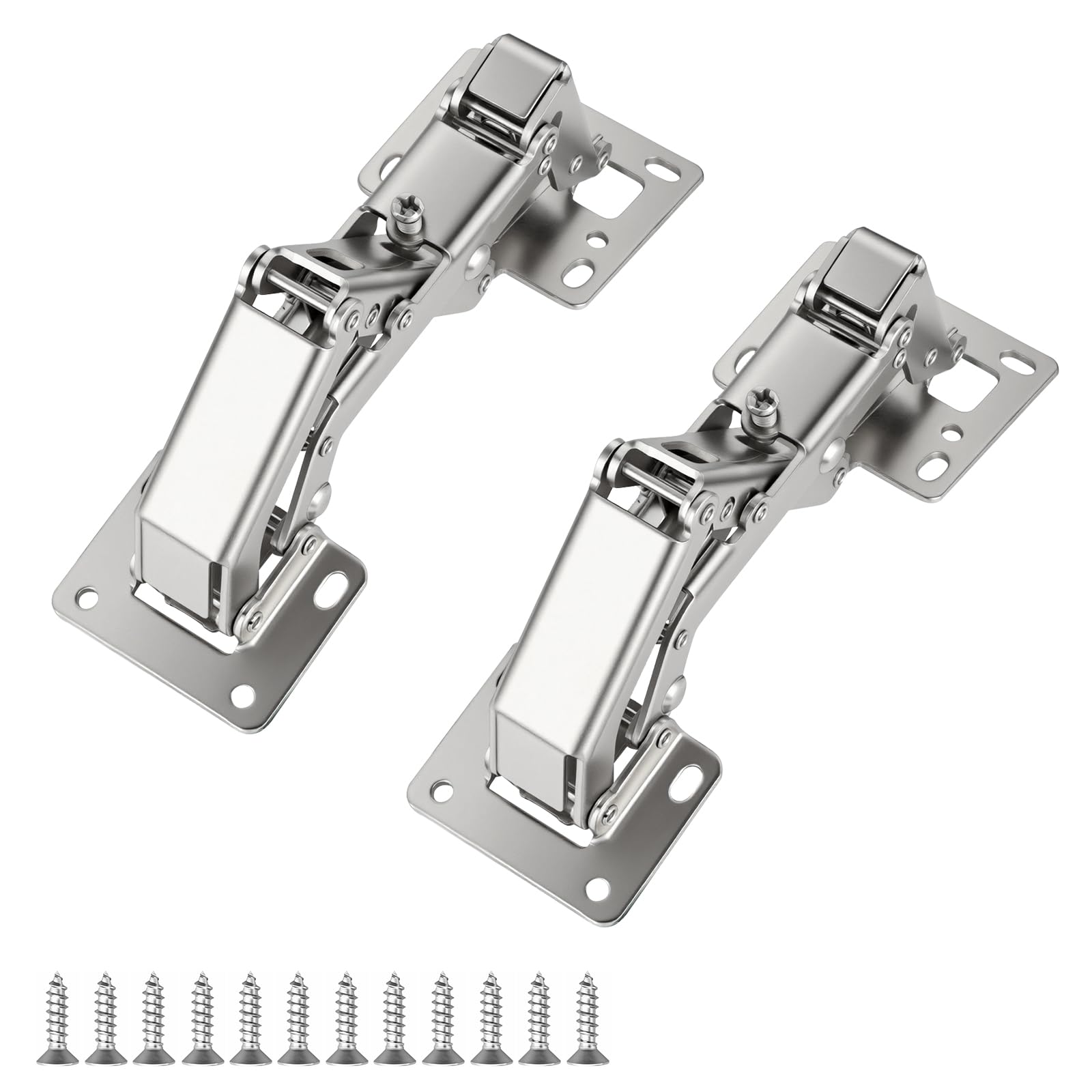 NUTKIT 2PC 170Degree Soft Close Cabinet Door Hinges,Kitchen Cupboard Hinges