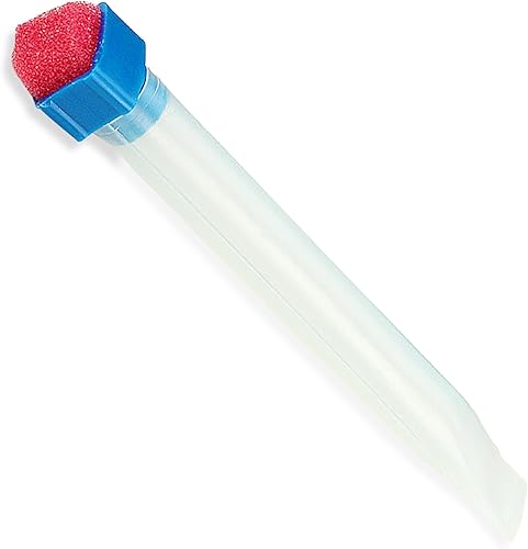 Officemate Humedecedor estilo lápiz con esponja de cuña (97802) - transparente, azul, rojo