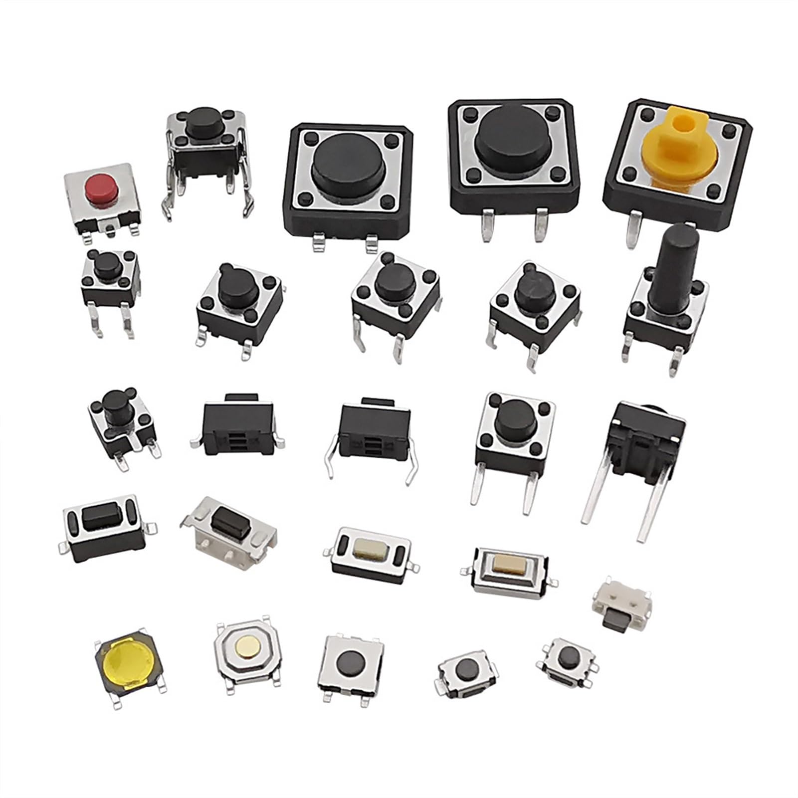 Interruptor de botón táctil micro tacto surtido 3x6 dip smd para solucionar fallos de clic 1