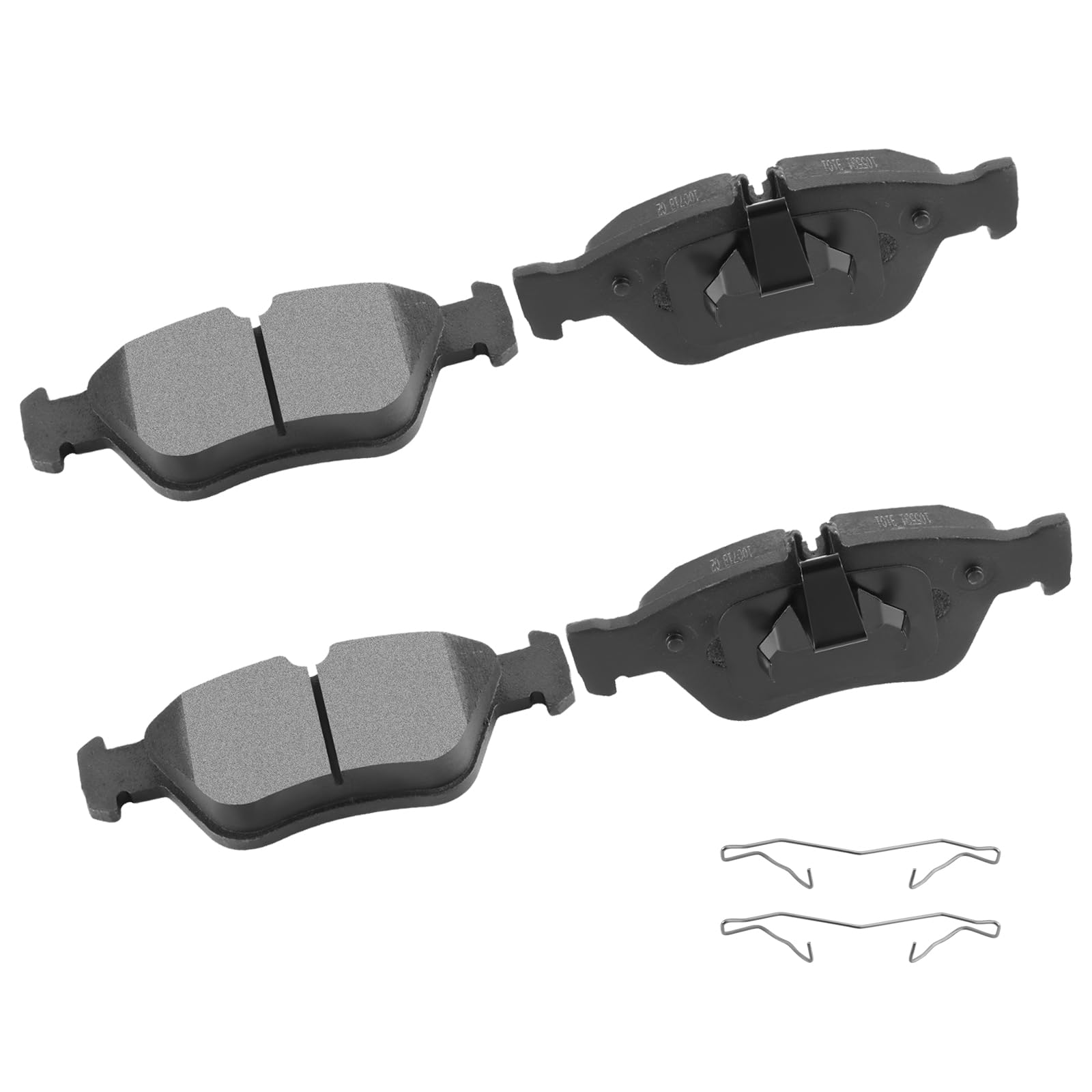 cciyu D710 Brake Pads w/Hardware Front Disc Brake Pad Set