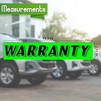 Vista 2 de Versa-Tags Calcomanías de eslogan de vinilo verde Chartreuse – Paquete de 12 para publicidad de parabrisas de concesionarios de automóviles