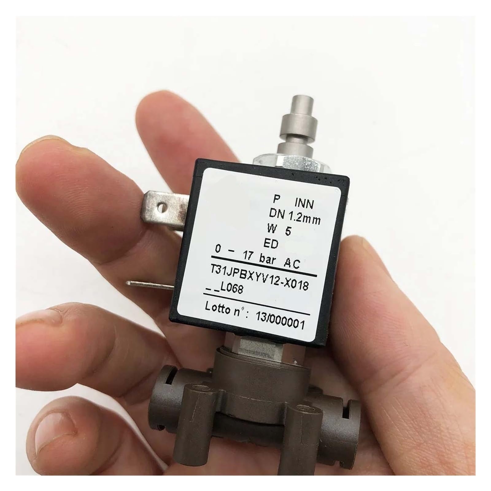 Válvula Solenoide For Cafetera Welhome T31JPBXYV12-X018, 230 V, LBV05230AY, Compatible Con WPM, Modelos 210/270/310/330/510X.